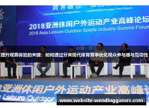 提升观赛体验的关键:如何通过分类现代体育赛事优化观众参与感与互动性 提升观赛体验的关键:如何通过分类现代体育赛事优化观众参与感与互动性